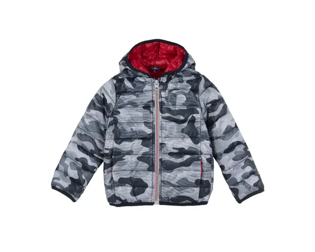 Jacheta copii Chicco poliester, gri cu model, 87653