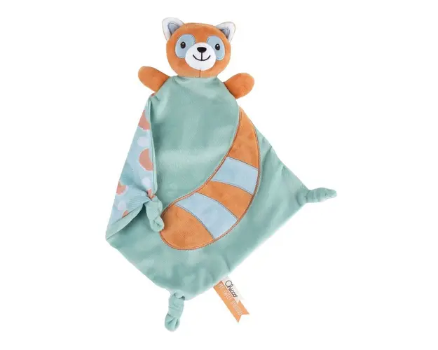Jucarie Chicco DouDou Red Panda, paturica din plus, 0luni+