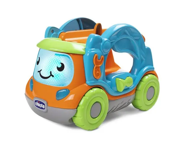Jucarie copii muzicala Chicco Camion Platforma Rolling Truck, 1-4ani
