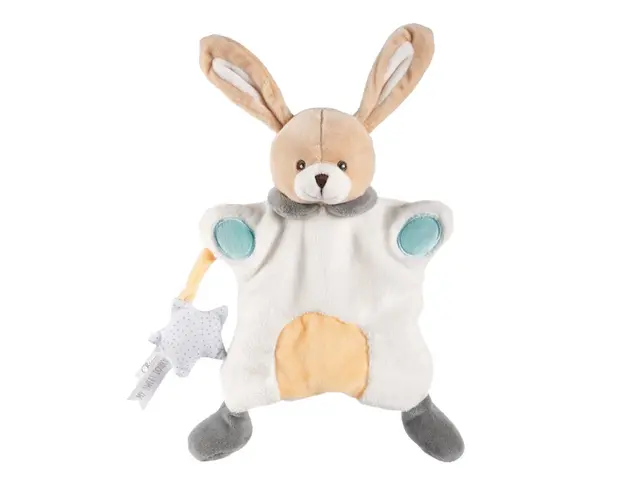 Jucarie de plus Chicco DouDou, Iepurasul Marioneta, 0 luni+
