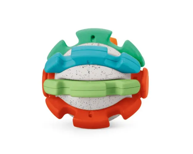 Jucarie ecologica de sortare Chicco 2 in 1, transforma mingiuta, 12-36luni