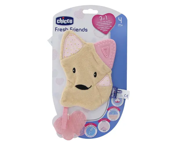 Jucarie gingivala 3 in 1 Chicco Fresh Friends Girl