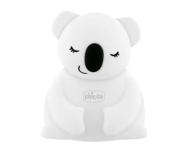 Lampa de veghe Chicco reincarcabila cu lumini multicolore, Koala, 0 luni+