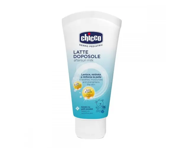 Lotiune Chicco dermopediatrica dupa plaja, 150ml, 0 luni+
