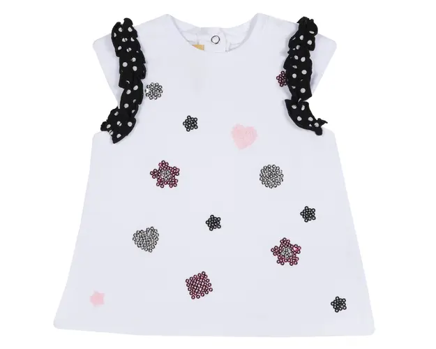 Maieu copii Chicco, alb cu model, 67247