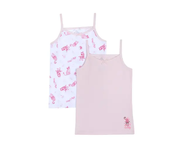 Maieu copii Chicco jerse, set 2 bucati, alb cu roz, 11588