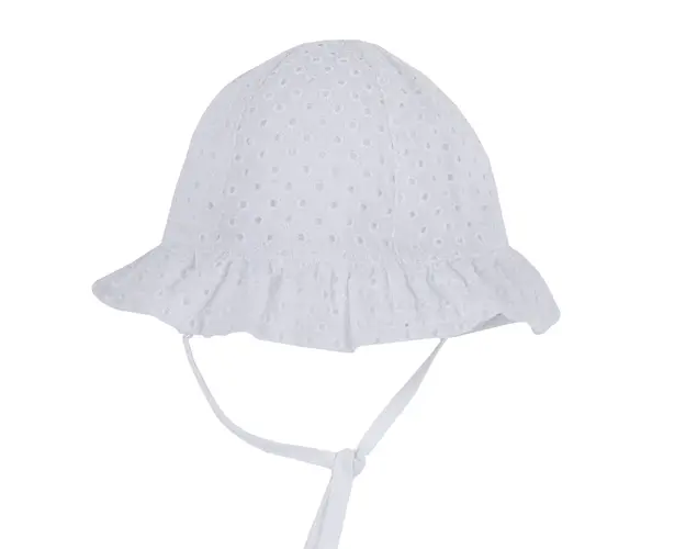 Palarie copii Chicco broderie engleza, alb 2, 16211-64MFCO
