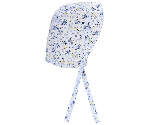 Palarie fetite Chicco, mini cozoroc, alb cu model, 04448