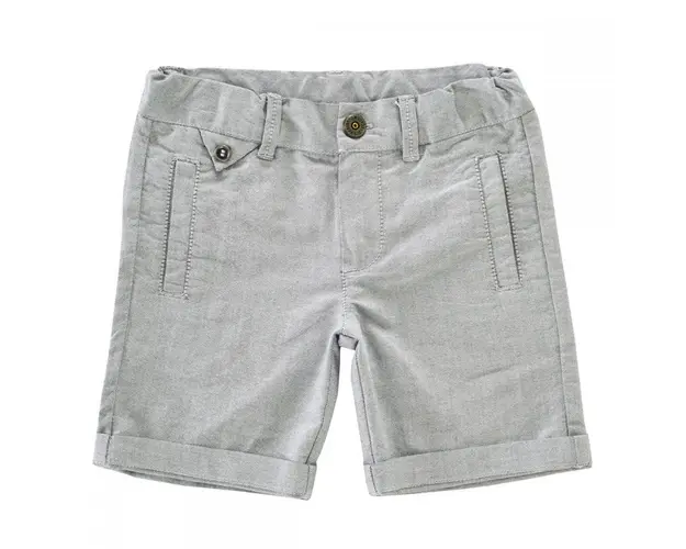 Pantalon scurt baieti, Chicco, gri, 52697
