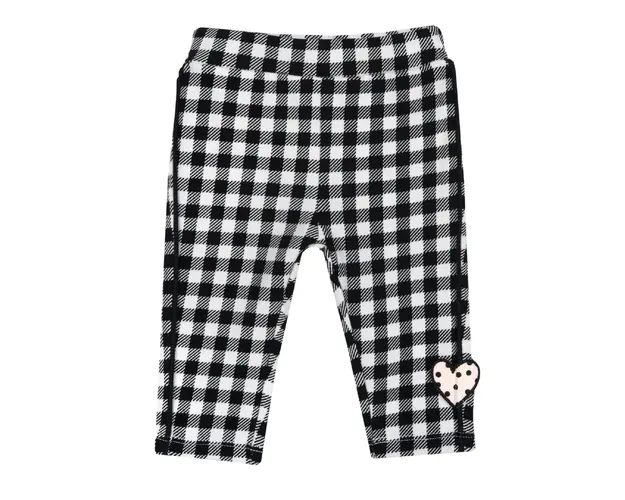 Pantaloni copii Chicco, alb cu negru, 08736-63MFCO