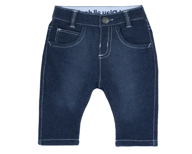 Pantaloni copii Chicco din denim stretch, Albastru Inchis, 24203-66MFCO