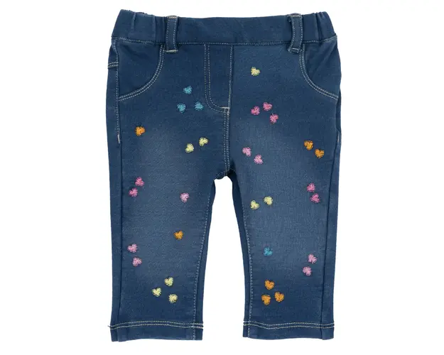 Pantaloni copii Chicco din denim stretch, Albastru, 55928-66MFCO