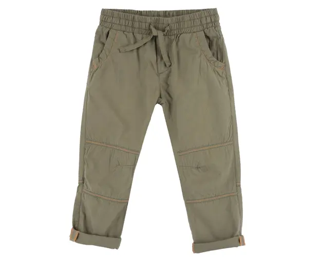 Pantaloni copii Chicco din poplin, Verde, 08843-64MC