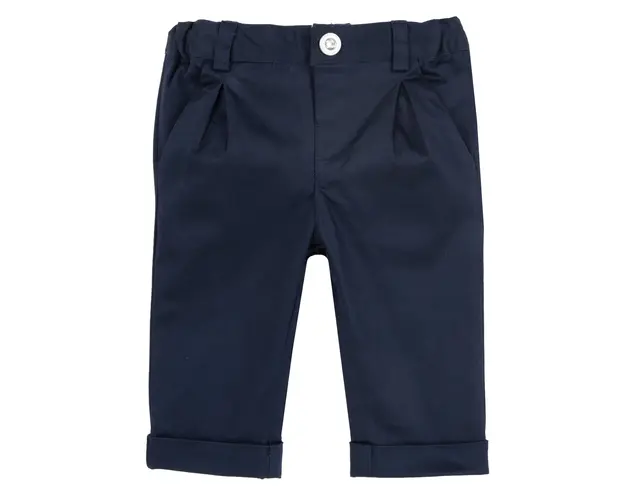 Pantaloni copii Chicco satin, albastru, 08628