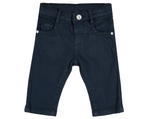 Pantalon lung copii Chicco, regular fit, albastru, 08227