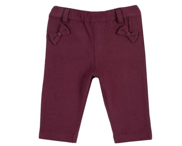 Pantaloni lungi copii Chicco, fundite decorative, 08036