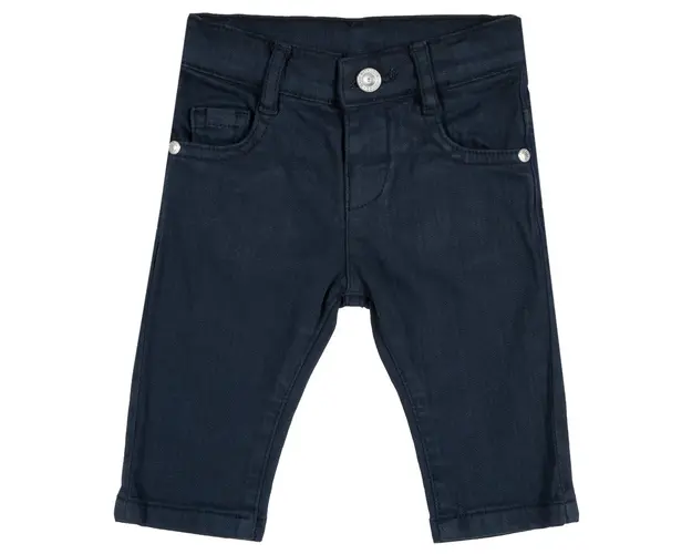 Pantalon lung copii Chicco, negru cu albastru, 08227