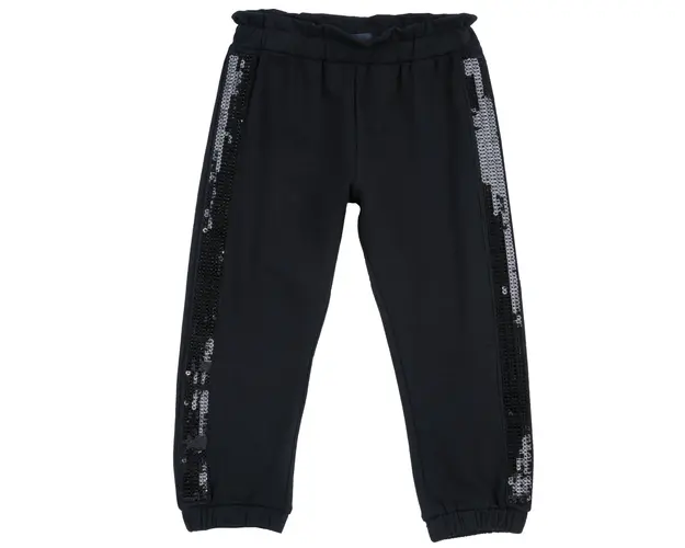 Pantaloni lungi copii Chicco cu paiete, Negru, 02818-65MC