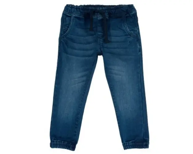 Pantaloni lungi copii Chicco denim, albastru inchis, 08884-65MC