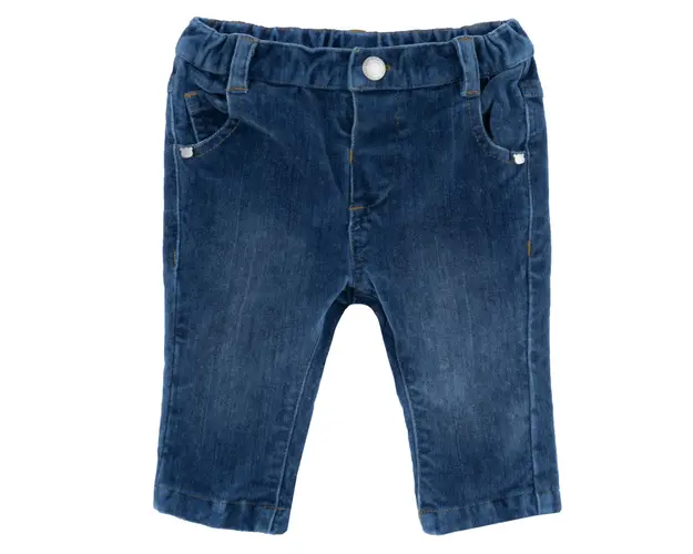 Pantaloni lungi copii Chicco din catifea, Albastru, 08963-65MFCO