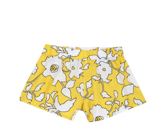 Pantaloni scurti copii Chicco, galben cu model, 52996, 116