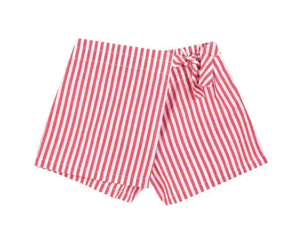 Pantaloni scurti copii Chicco, rosu cu alb, 52971