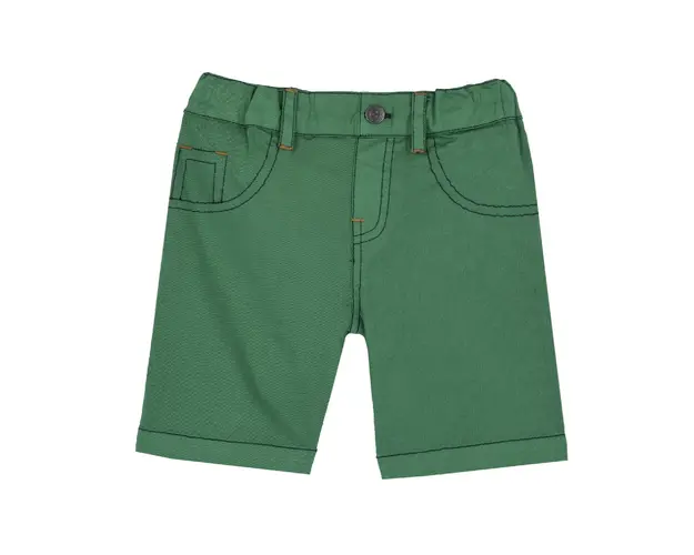 Pantaloni scurti copii Chicco Twill, verde, 00568-64MC