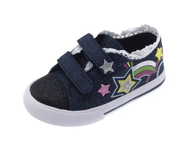 Pantofi copii Chicco Carina, bleumarin cu model, 69137-64P