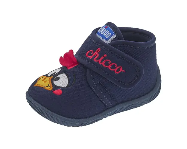 Pantofi de casa pentru copii, Chicco, albastru model, 72087-67P