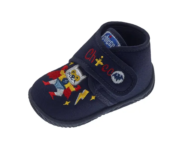 Pantofi de casa pentru copii Chicco Tetris, bleumarin, 70054-65P