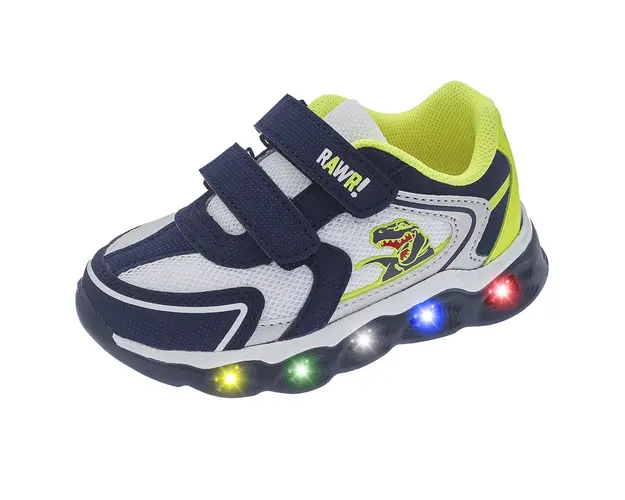 Pantofi sport copii cu luminite Chicco Cacao, Albastru Model, 71148-66P