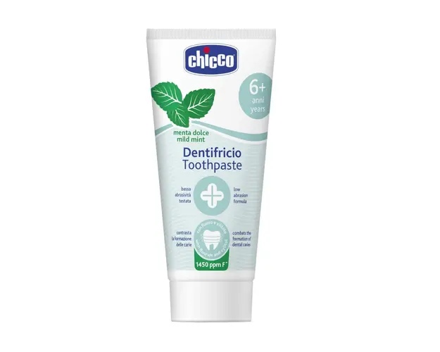 Pasta de dinti Chicco cu aroma de menta, 50ml, 6ani+