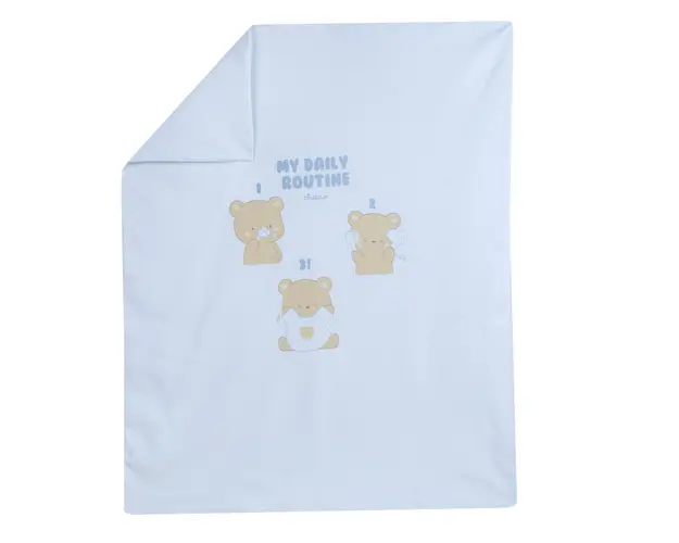 Paturica Chicco din bumbac, bleu, 07869-67MFCI