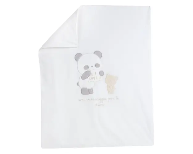 Paturica Chicco din velur, alb, 07863-67MFCI