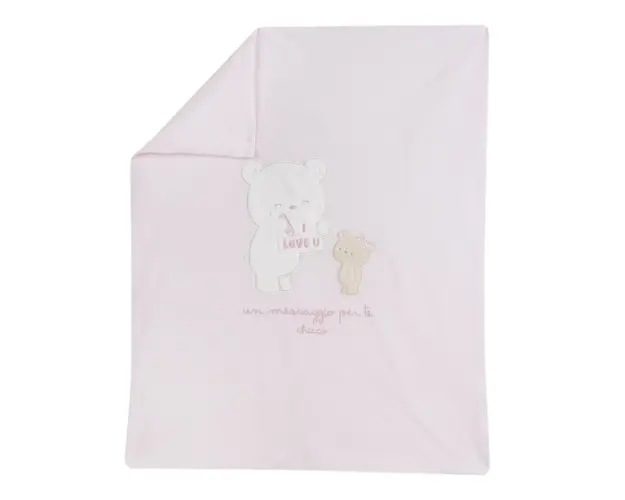 Paturica Chicco din velur, roz, 07863-67MFCI
