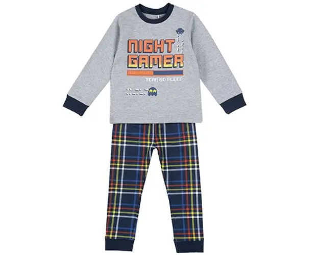 Pijama copii Chicco, 31362-61MCU, Gri