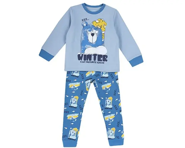 Pijama copii Chicco, 31368-61MC, Albastru