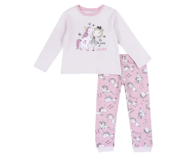 Pijama copii Chicco, ciclamen, 31446-65MC