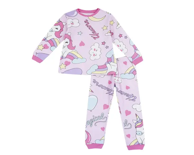 Pijama copii Chicco, ciclamen, 31480-67MC
