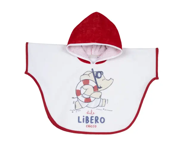 Prosop baie bebelusi Chicco cu gluga, Rosu, 00271-64MFCO
