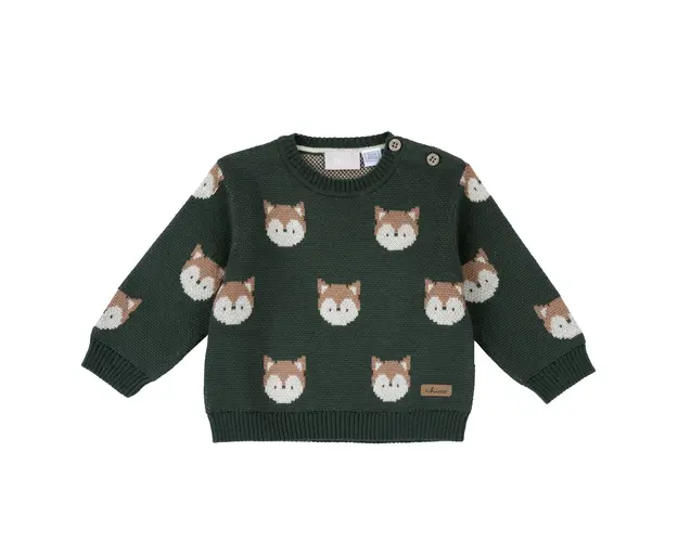 Pulover copii Chicco, kaki, 69859-67MFCO