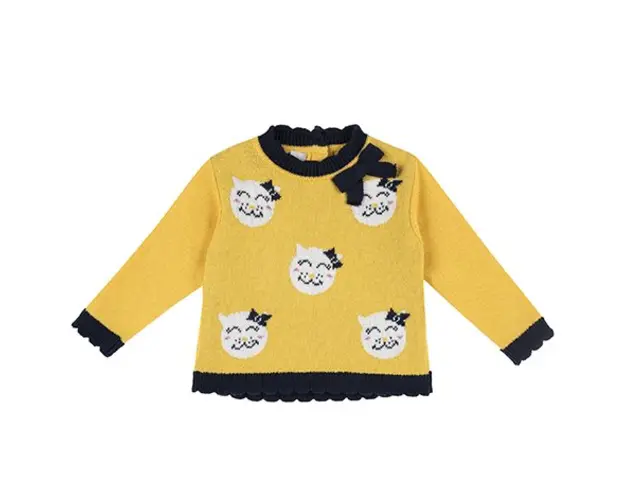Pulover copii tricotat Chicco, 69508-61MFCO, Galben
