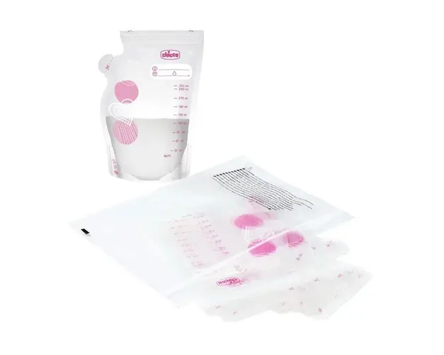 Pungi Chicco pentru stocare lapte matern, 30buc, 0luni+