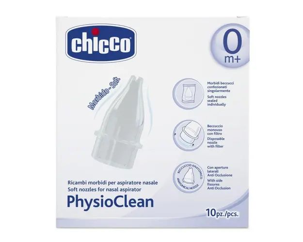Rezerva Chicco PhysioClean pentru aspirator nazal, 10buc.
