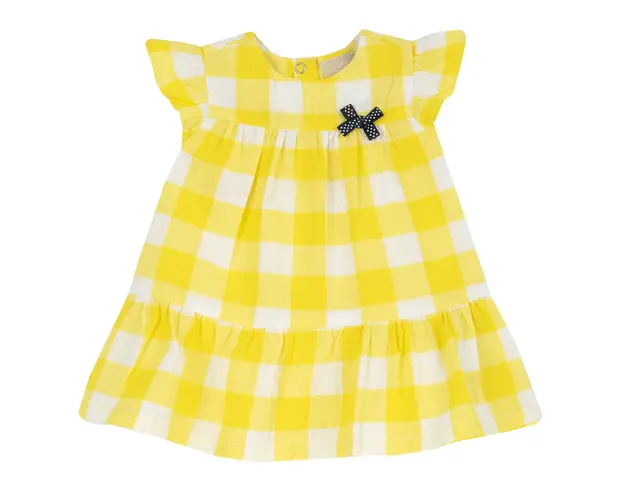 Rochie copii Chicco, Alb Cu Galben, 05693-66MFCO