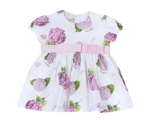 Rochie copii Chicco, alb cu roz, 00141-64MFCO