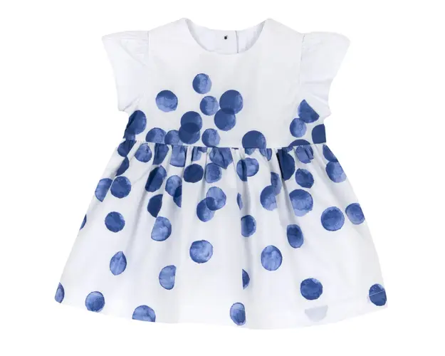 Rochie copii Chicco din poplin, Alb, 00085-64MFCO