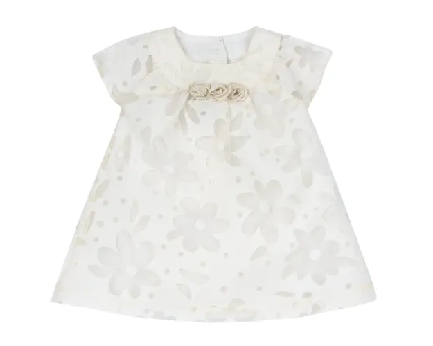 Rochie copii Chicco muselina, Bej, 05612-66MFCO