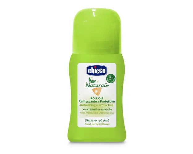 Roll-on revigorant si protector Chicco, ulei de melissa si andiroba, 60ml, 2luni+