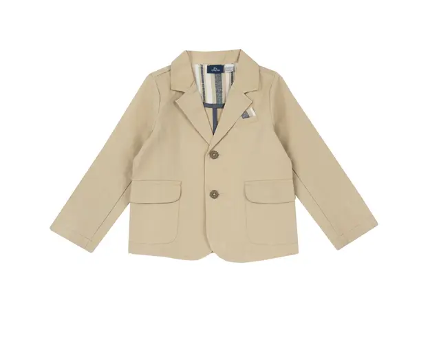 Sacou copii Chicco din bumbac cu in, Bej Cu Model, 84370-66MC